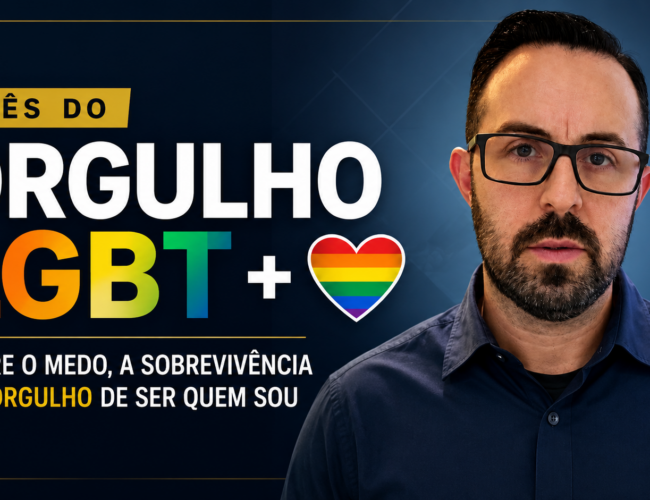 Psicólogo de Minas Gerais lança vídeo-desabafo sobre orgulho LGBT+ e impactos do preconceito na saúde mental